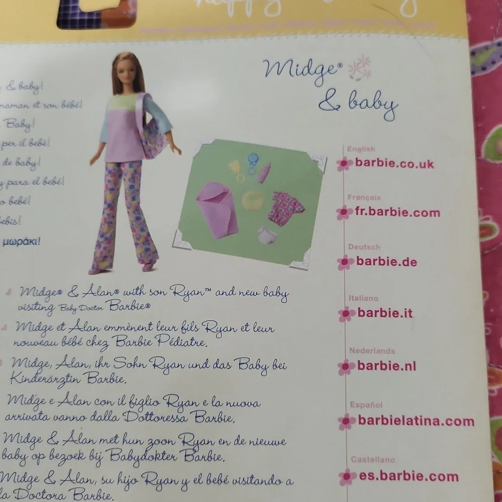 FEATURES MIDGE,BARBIES BEST FRIEND.